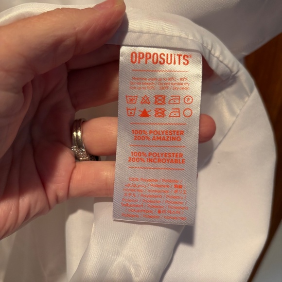 Opposuits White Knight Suit Jacket in White Size 50 NWOT - Picture 7 of 9